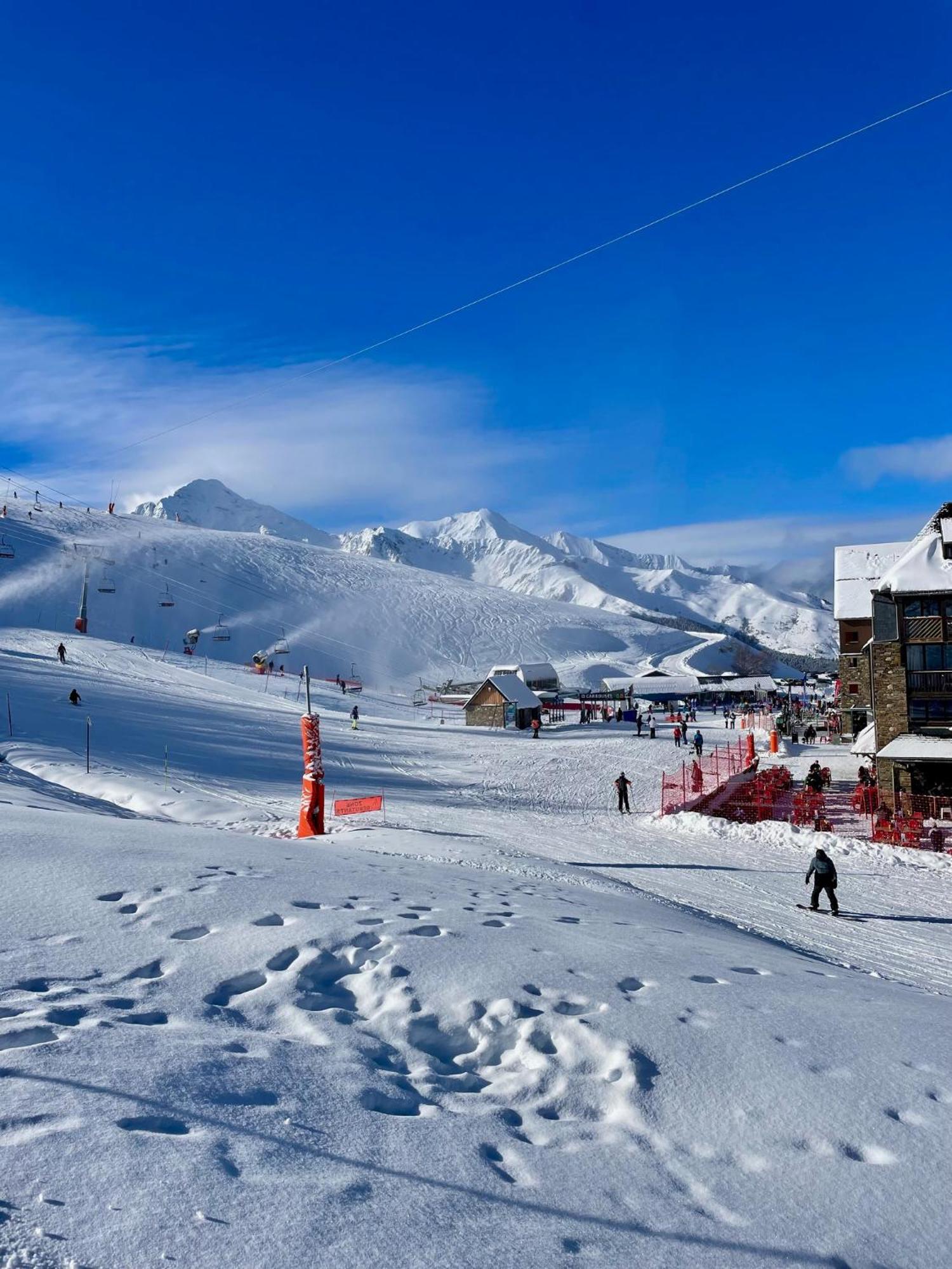 Grand Appartement Peyra'Good Tout Equipe Linge De Lit Et De Toilette Inclus - 8 Couchages - Station Peyragudes - Vue Montagne - 2 Balcons-Terrasses Germ Экстерьер фото